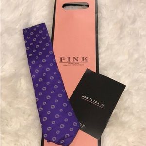 ✨NEW✨ Thomas Pink Purple w/ White Flowers Tie